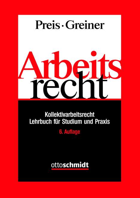 Ulrich Preis: Arbeitsrecht, Buch