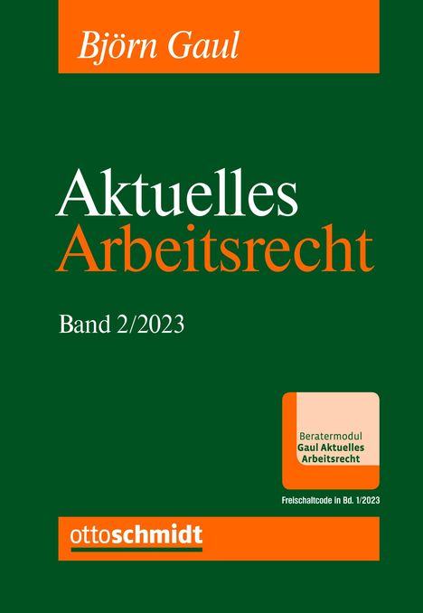 Aktuelles Arbeitsrecht, Band 2/2023, Buch