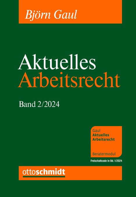 Aktuelles Arbeitsrecht, Band 2/2024, Buch