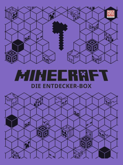Minecraft: Minecraft - Die Entdecker-Box. Geschenkschuber mit drei exklusiven Sonderausgaben, Poster, Türhänger und jede Menge Rätselspaß, Buch