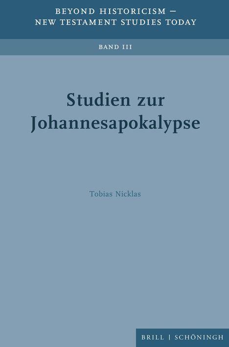 Tobias Nicklas: Studien zur Johannesapokalypse, Buch