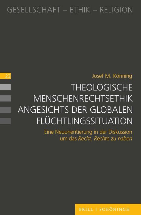 Josef M. Könning: Theologische Menschenrechtsethik angesichts der globalen Flüchtlingssituation, Buch