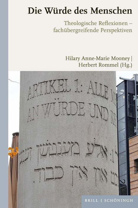 Die Würde des Menschen, Buch