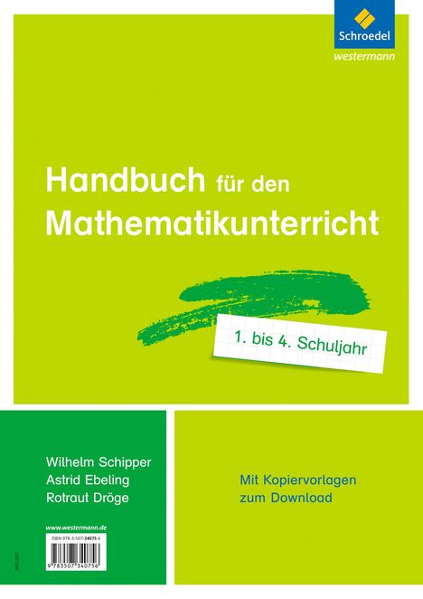 Rotraut Dröge: Handbuch für den Mathematikunterricht an Grundschulen, 1 Buch und 1 Diverse