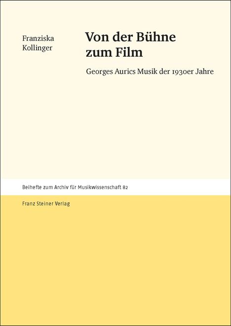 Franziska Kollinger: Kollinger, F: Von der Bühne zum Film, Buch