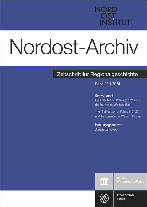 Nordost-Archiv 33 (2024), Buch