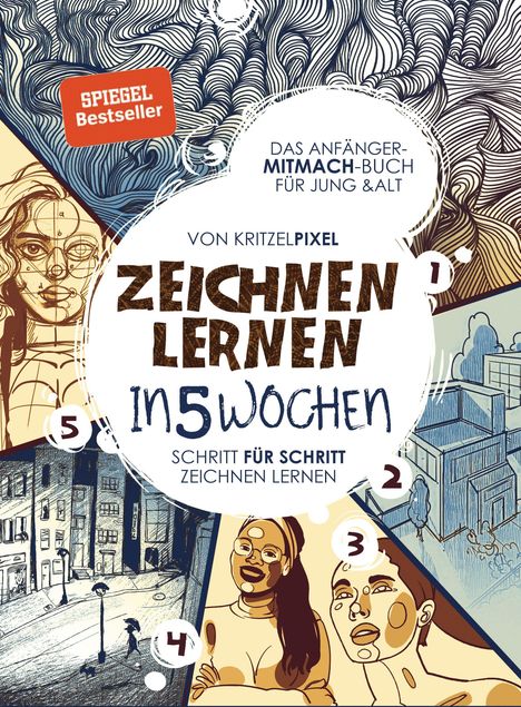 KritzelPixel: Zeichnen lernen in 5 Wochen, Buch