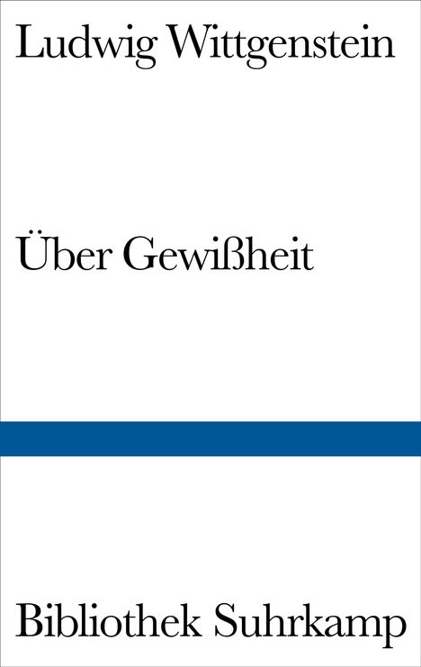 Ludwig Wittgenstein: Über Gewißheit, Buch