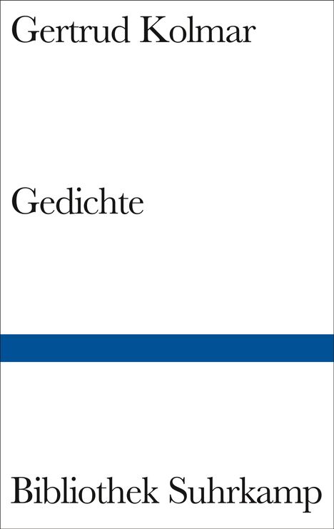 Gertrud Kolmar: Gedichte, Buch