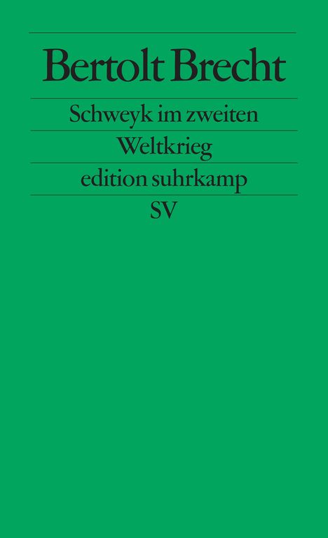 Bertolt Brecht: Schweyk im zweiten Weltkrieg, Buch