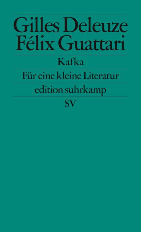Gilles Deleuze: Kafka, Buch