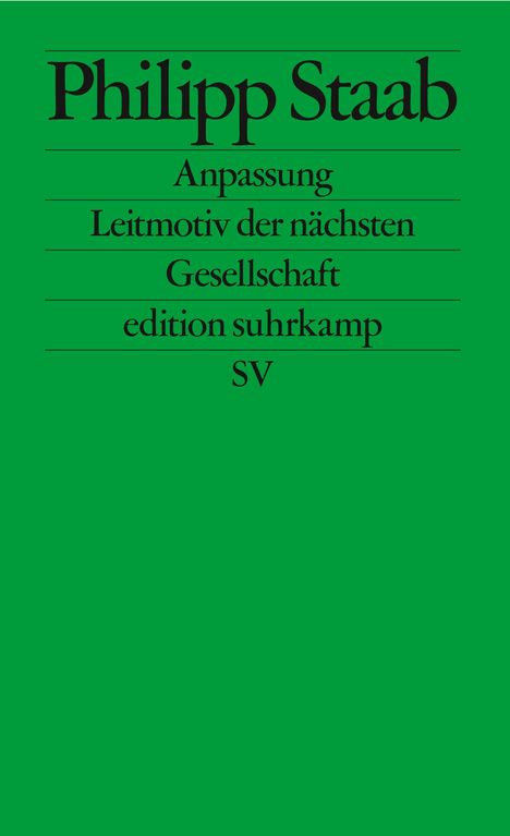 Philipp Staab: Anpassung, Buch