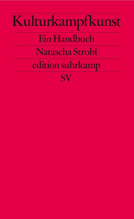 Natascha Strobl: Kulturkampfkunst, Buch