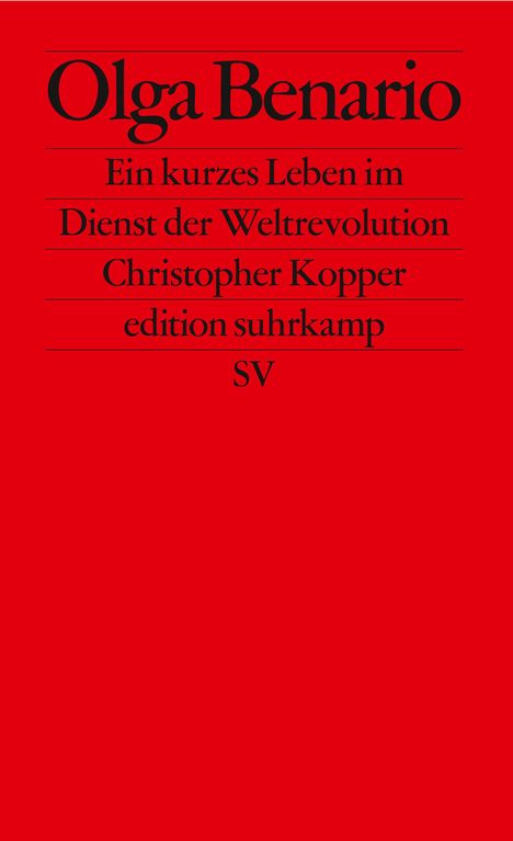 Christopher Kopper: Olga Benario, Buch