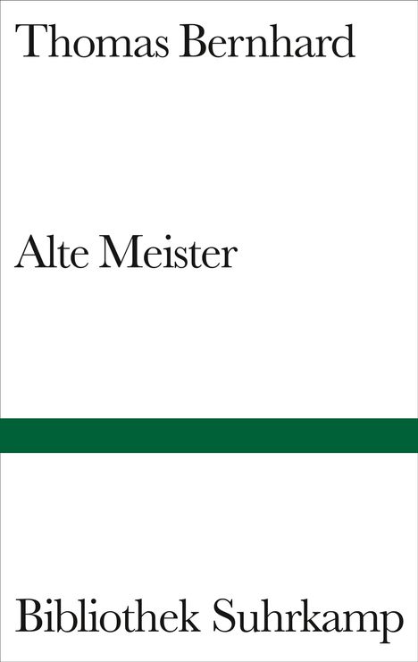 Thomas Bernhard: Alte Meister, Buch