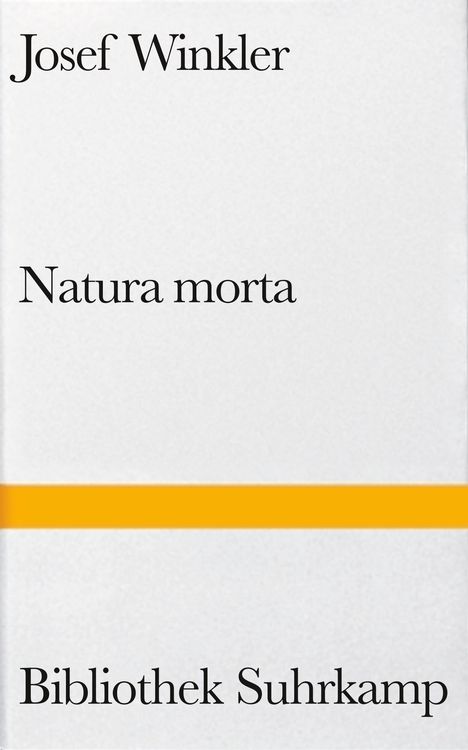 Josef Winkler: Natura morta, Buch