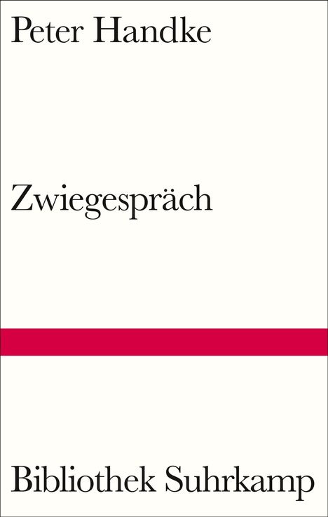 Peter Handke: Zwiegespräch, Buch