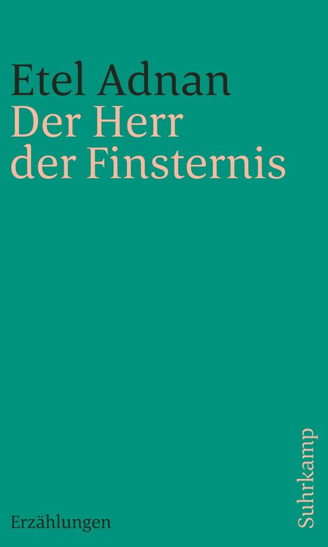 Etel Adnan: Der Herr der Finsternis, Buch