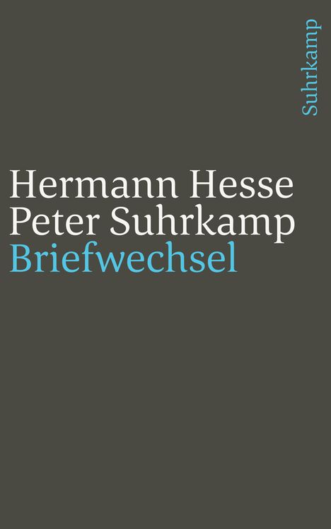 Peter Suhrkamp: Suhrkamp/ Hesse: Briefwechsel 1945-1959, Buch