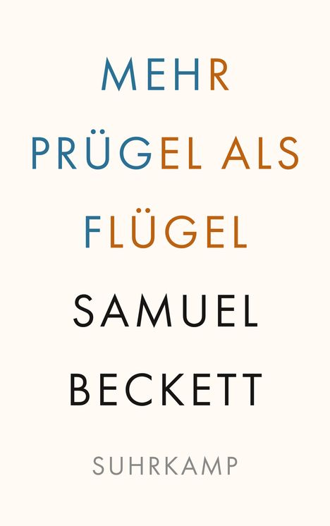Samuel Beckett: Mehr Prügel als Flügel, Buch