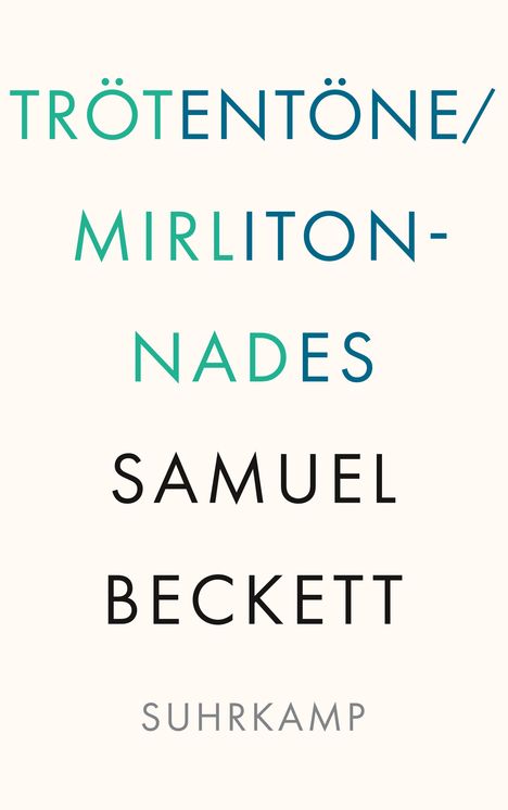 Samuel Beckett: Trötentöne / Mirlitonnades, Buch