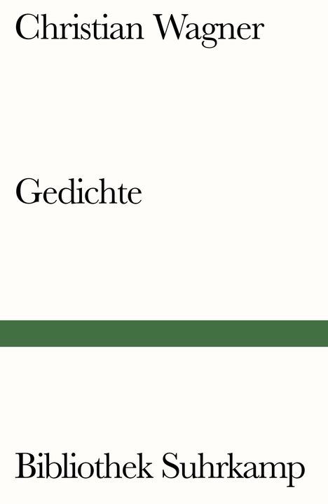 Christian Wagner: Gedichte, Buch