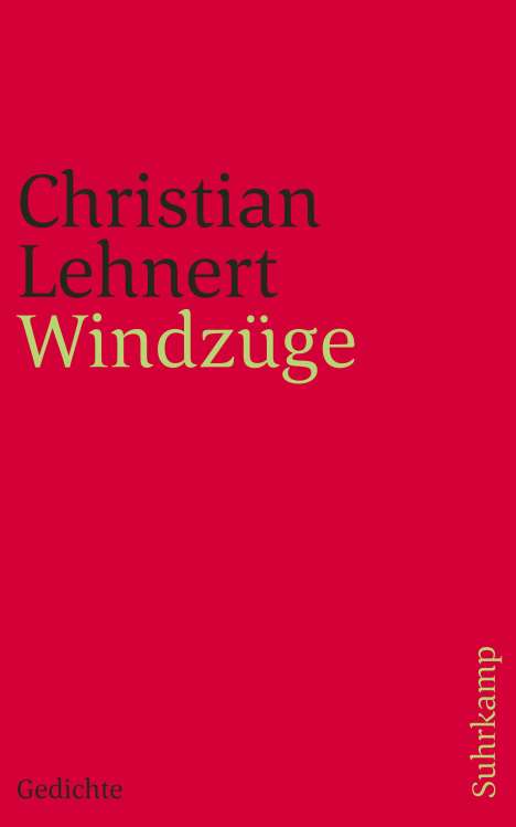 Christian Lehnert: Windzüge, Buch
