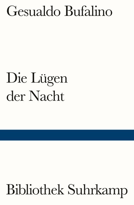 Gesualdo Bufalino: Die Lügen der Nacht, Buch