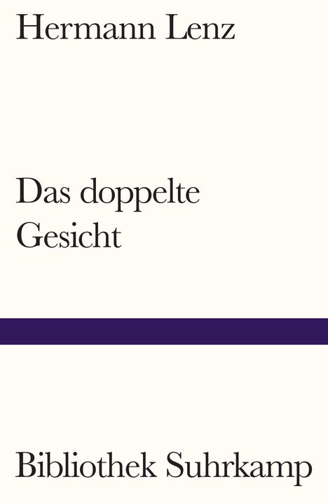 Hermann Lenz: Das doppelte Gesicht, Buch