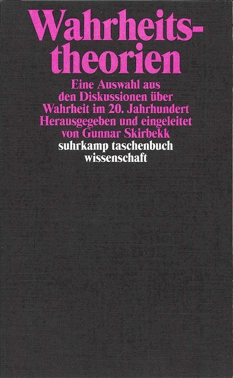 Wahrheitstheorien, Buch