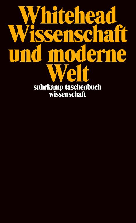 Alfred North Whitehead: Wissenschaft und moderne Welt, Buch