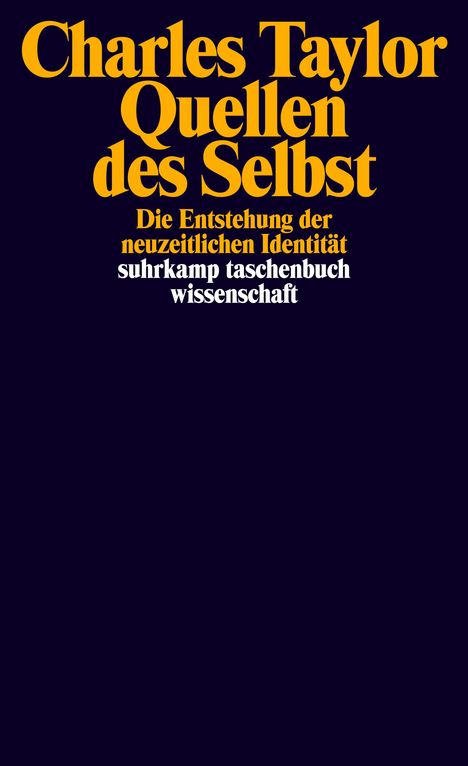 Charles Taylor: Quellen des Selbst, Buch