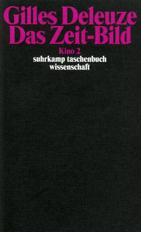Gilles Deleuze: Kino 2. Das Zeit-Bild, Buch