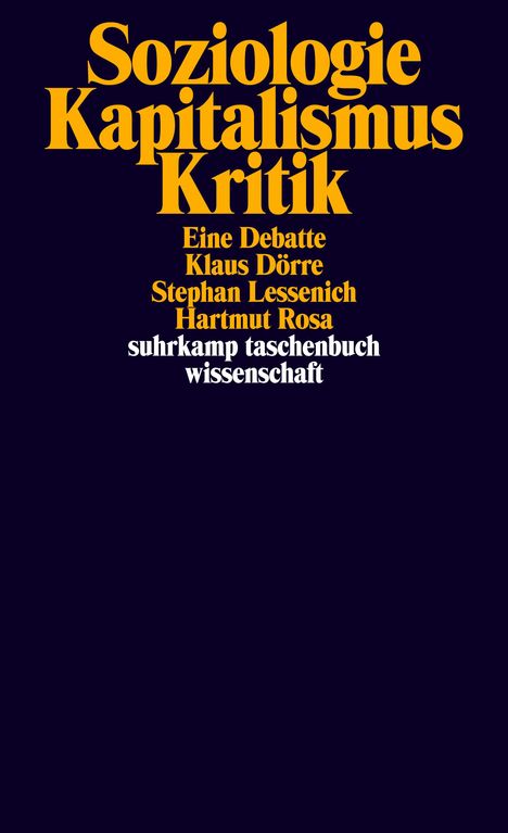 Klaus Dörre: Soziologie - Kapitalismus - Kritik, Buch
