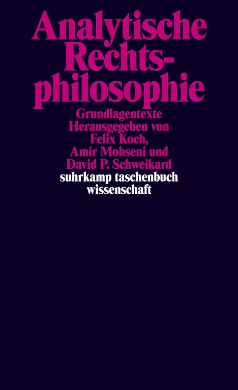 Analytische Rechtsphilosophie, Buch