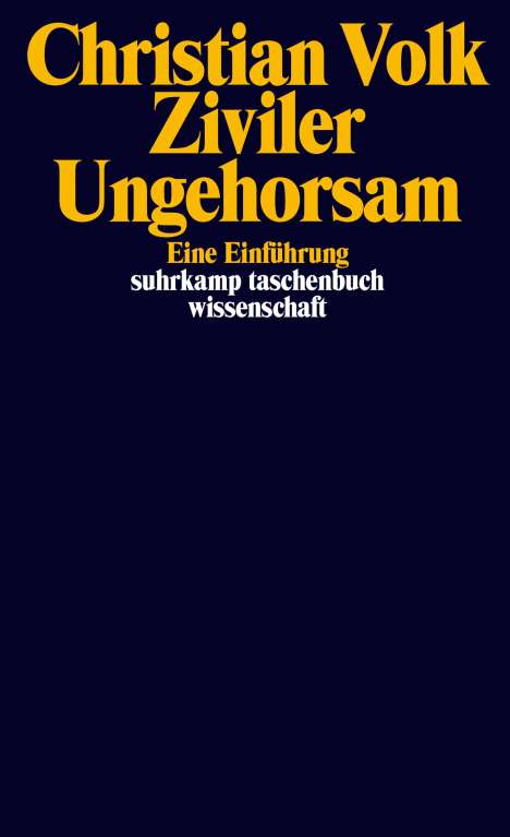 Christian Volk: Ziviler Ungehorsam, Buch
