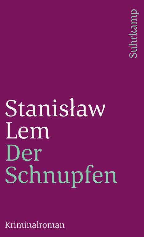 Stanislaw Lem: Der Schnupfen, Buch