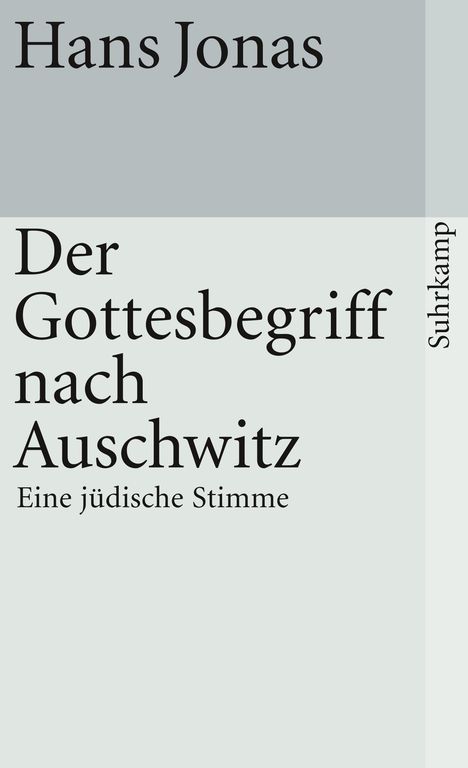 Hans Jonas: Der Gottesbegriff nach Auschwitz, Buch