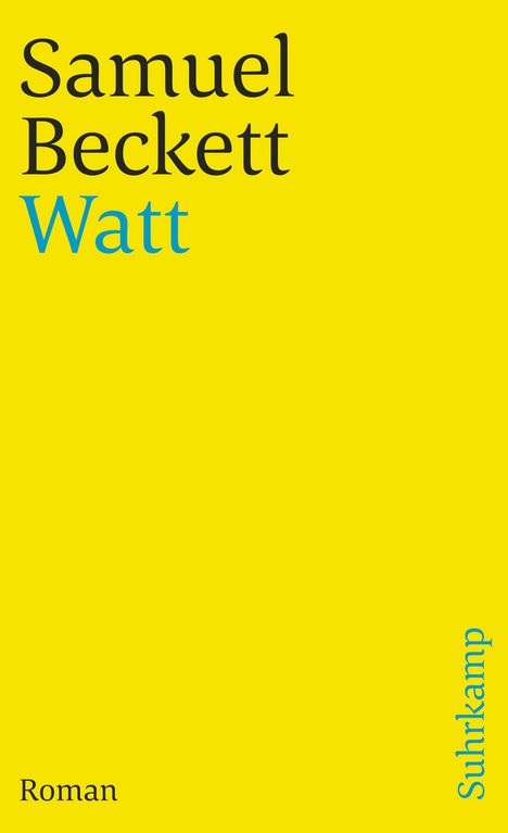 Samuel Beckett: Watt, Buch