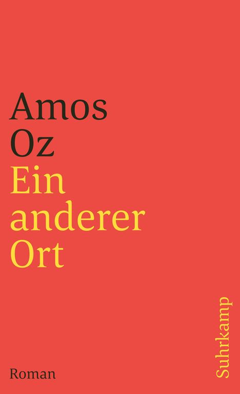 Amos Oz: Ein anderer Ort, Buch