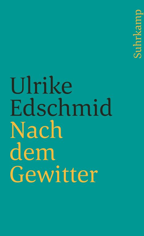 Ulrike Edschmid: Nach dem Gewitter, Buch