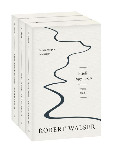 Robert Walser: Werke. Berner Ausgabe, 3 Bücher
