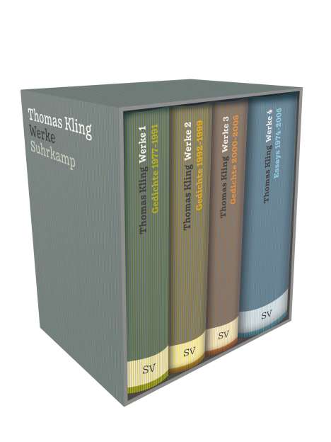 Thomas Kling: Werke in vier Bänden, Buch