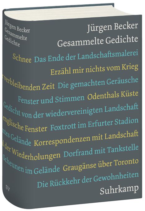 Jürgen Becker: Gesammelte Gedichte, Buch