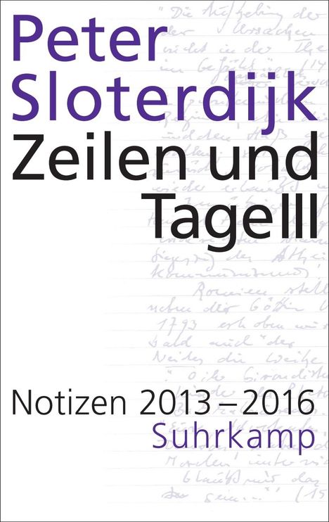 Peter Sloterdijk: Zeilen und Tage III, Buch
