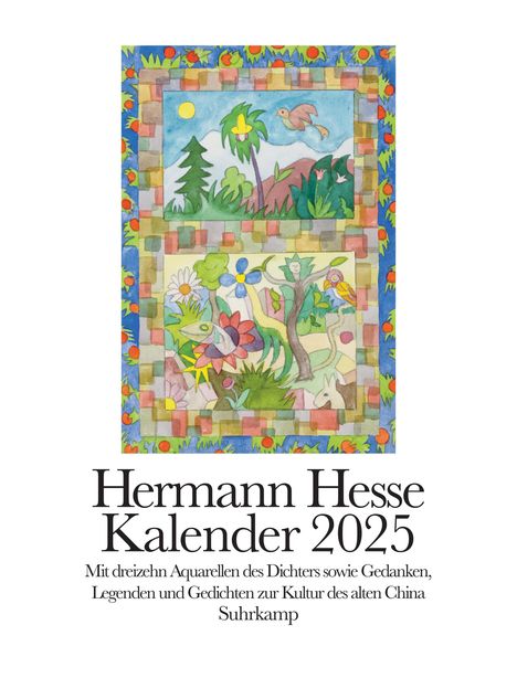 Hermann Hesse: Kalender 2025, Kalender