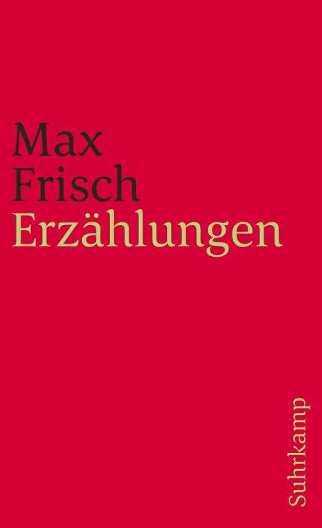 Max Frisch: Erzählungen, Buch