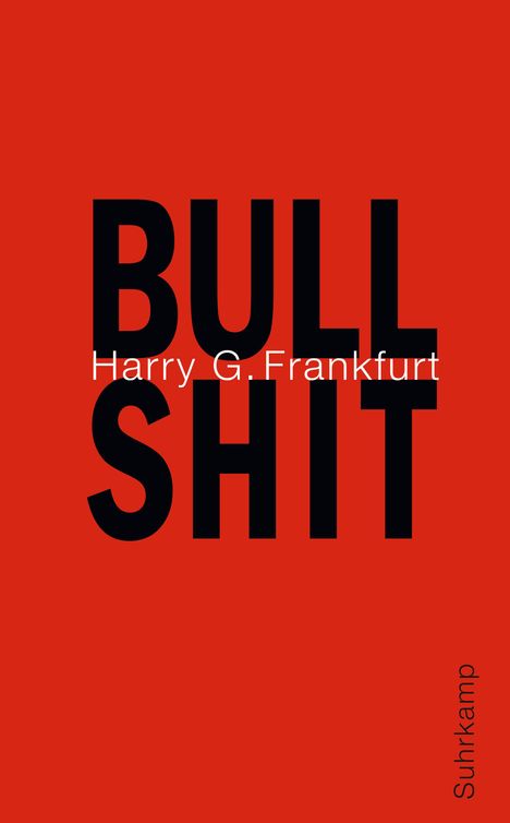 Harry G. Frankfurt: Bullshit, Buch