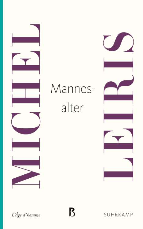 Michel Leiris: Mannesalter, Buch