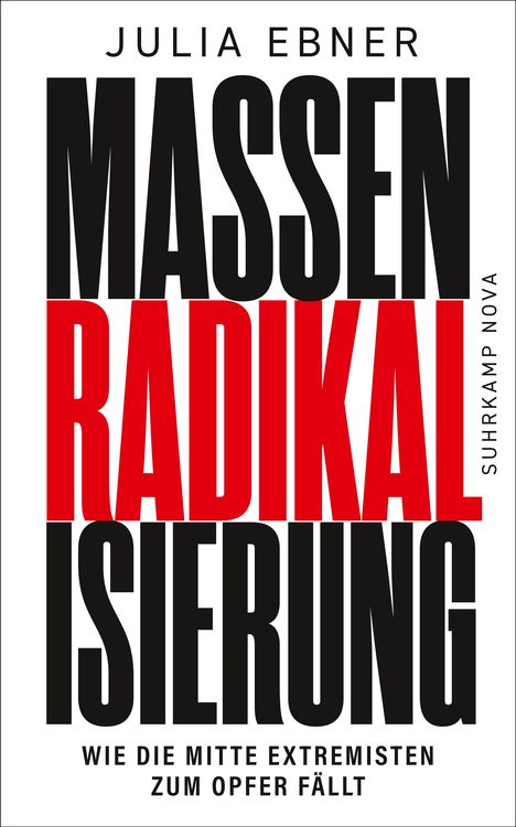 Julia Ebner: Massenradikalisierung, Buch